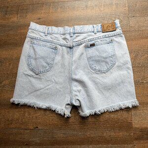 Vintage USA Union Mens sz 40 Lee DIY Cut Off Denim Shorts  Light wash Unisex